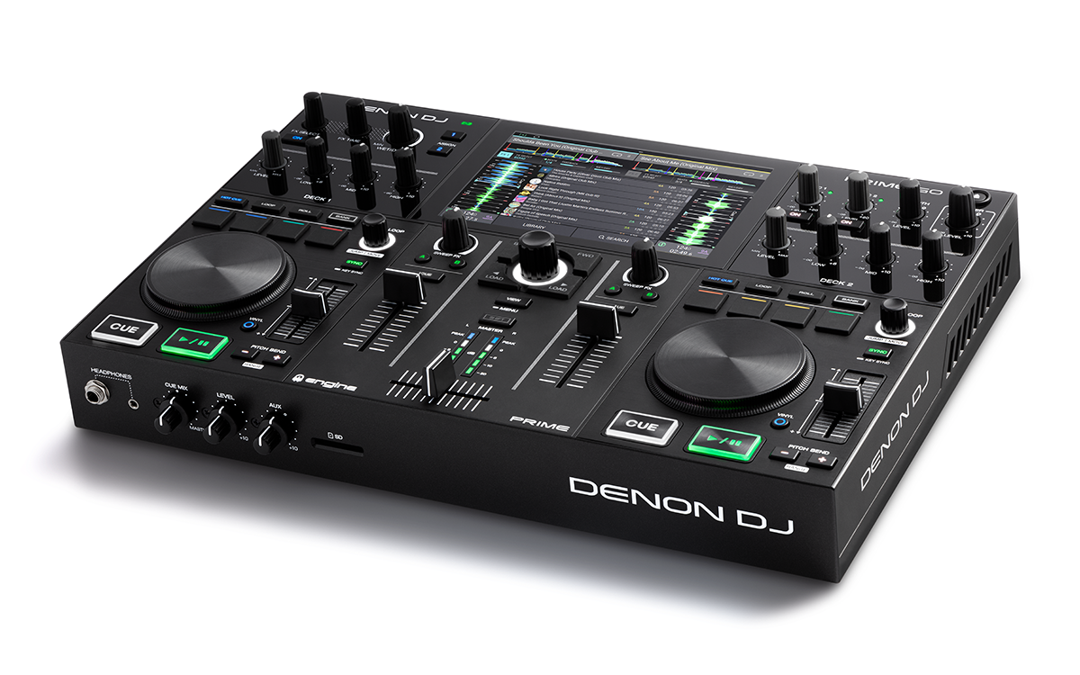 DENON DJ PRIME GO -2-Deck Rechargeable Smart DJ Console with 7” Touchscreen
