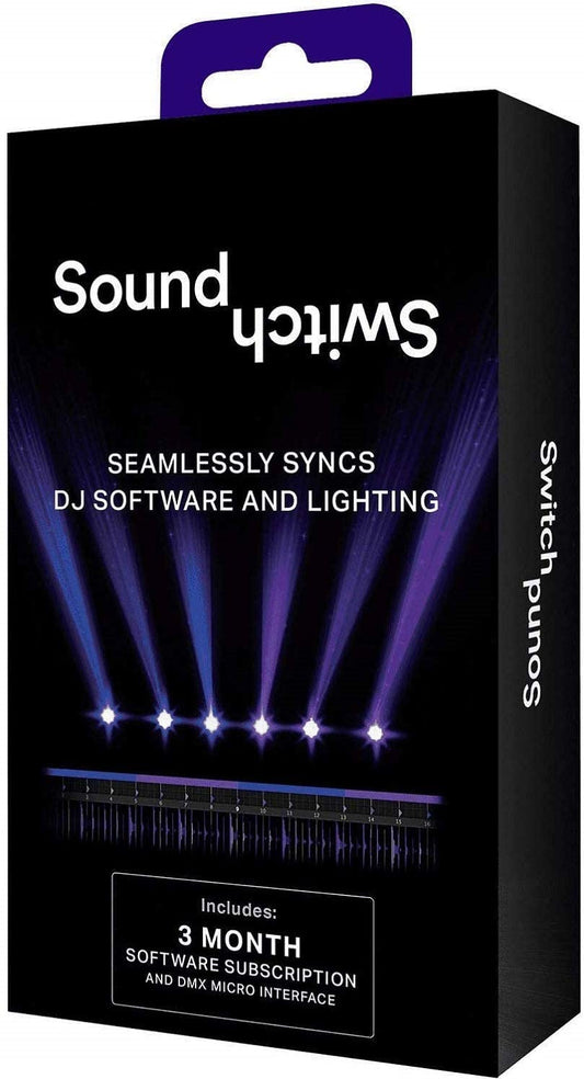 SoundSwitch Ultra-Compact USB to DMX Interface with 3-Month Free Software Access
