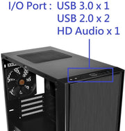 Thermaltake Versa H17 Black SPCC Micro ATX Mini Tower Computer Case