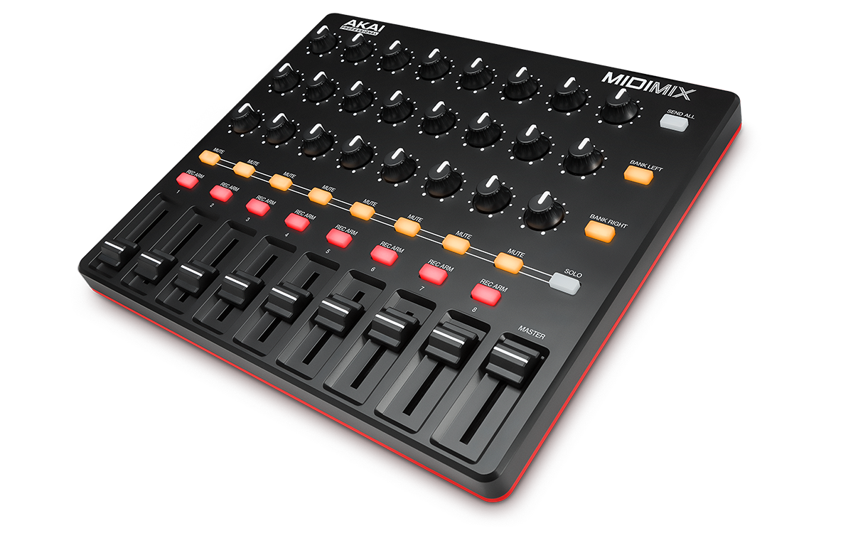 AKAI MIDI MIX High-Performance Portable Mixer/DAW Controller