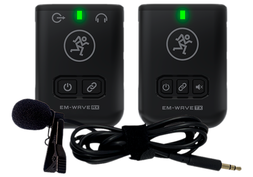 EM Wave Lav Clip-On Wireless Microphone System