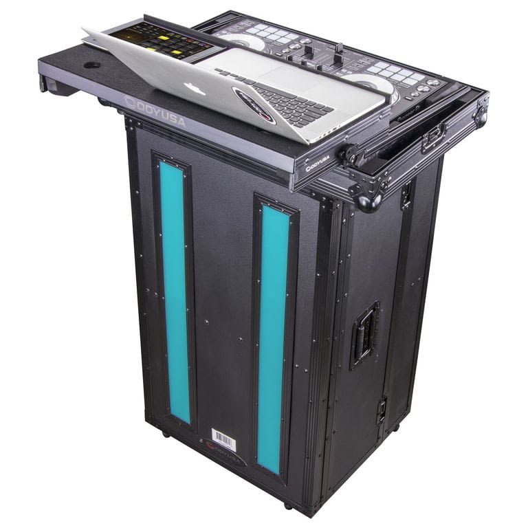 Odyssey 21″ Wide x 36″ Tall DJ Fold-out Stand with LED Panel