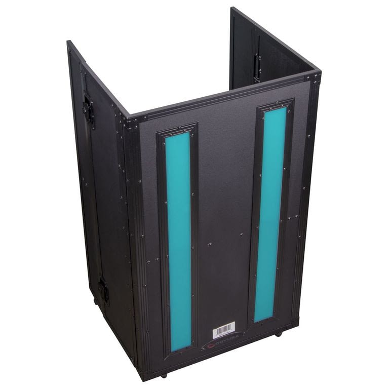 Odyssey 21″ Wide x 36″ Tall DJ Fold-out Stand with LED Panel