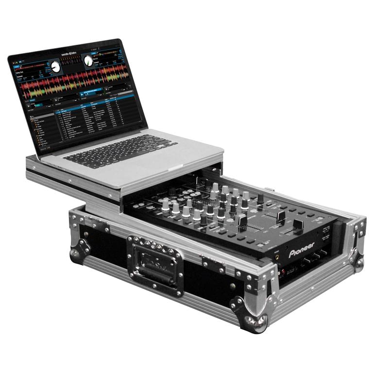 Odyssey 10″ DJ Mixer Case with Glide Laptop Platform