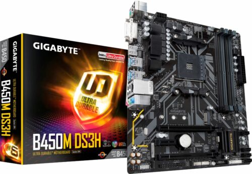 Gigabyte B450M DS3H AM4 motherboard